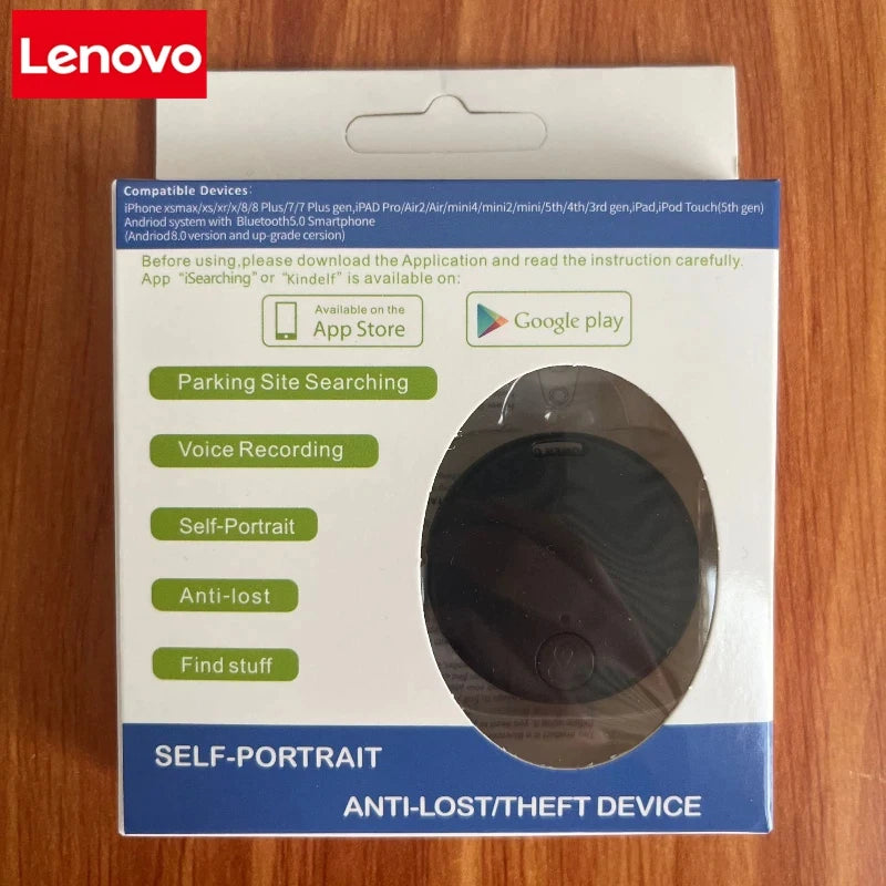 Localizador GPS Bluetooth 5.0 Lenovo Mini para Perros, Dispositivo Antipérdida para Mascotas, Niños, Bolsos, Carteras, Rastreador Inteligente