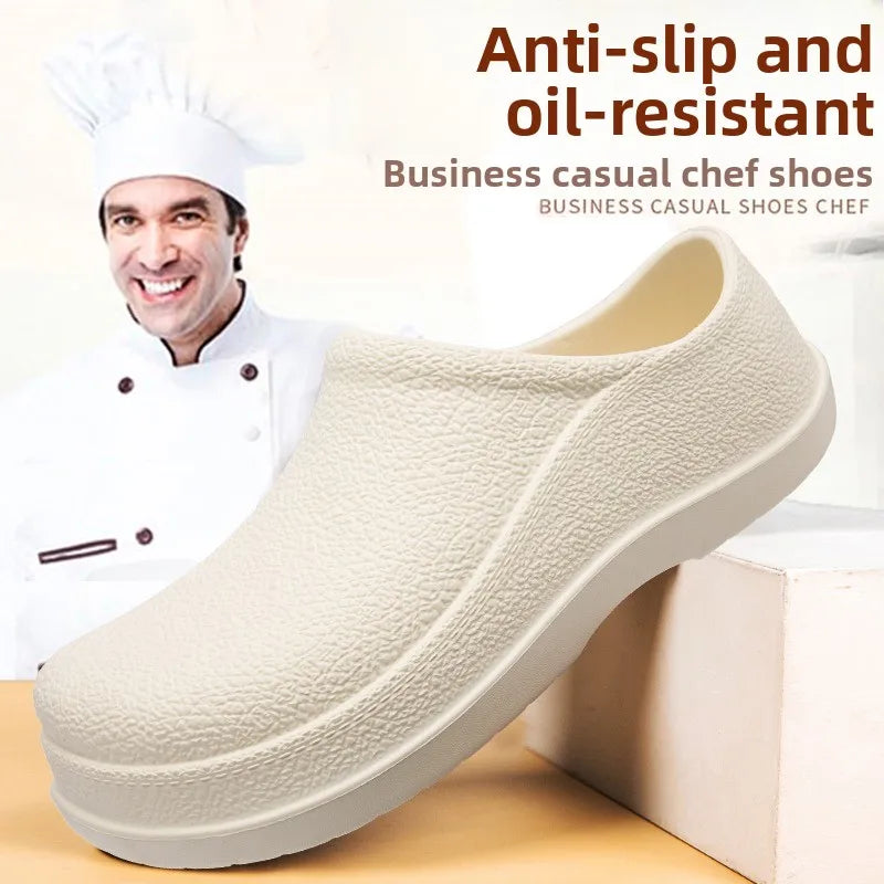 Zuecos de chef unisex antideslizantes de EVA para cocina y restaurantes