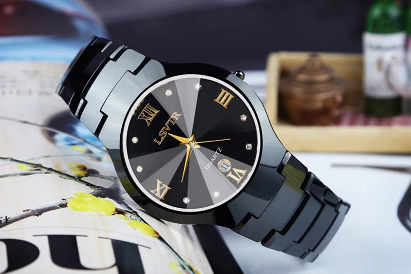YIKAZE Reloj de Cuarzo de Negocios para Pareja