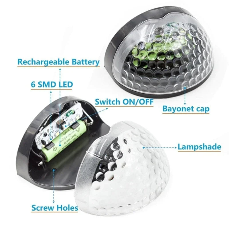 Luces Solares LED Impermeables para Jardín y Patio