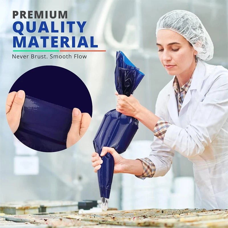 LMETJMA-bolsas de repostería desechables grandes de 21 pulgadas, bolsa gruesa para tuberías, bolsas para glaseado de calidad superior para galletas, magdalenas, JT508