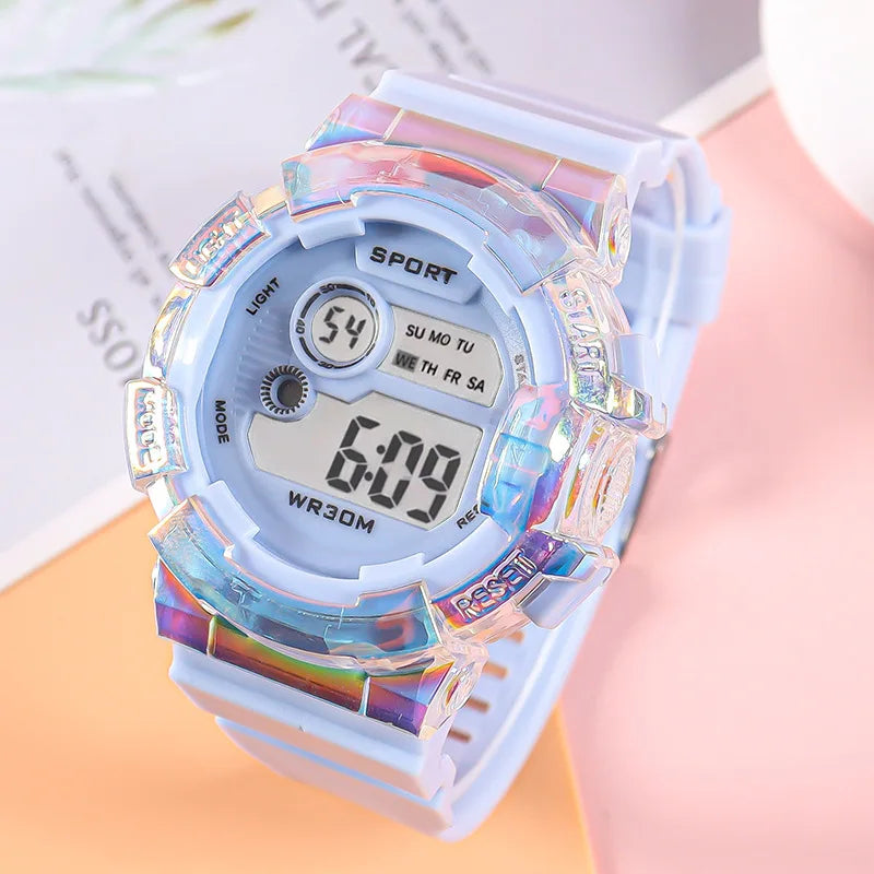 Reloj Digital LED Infantil Deportivo con Alarma