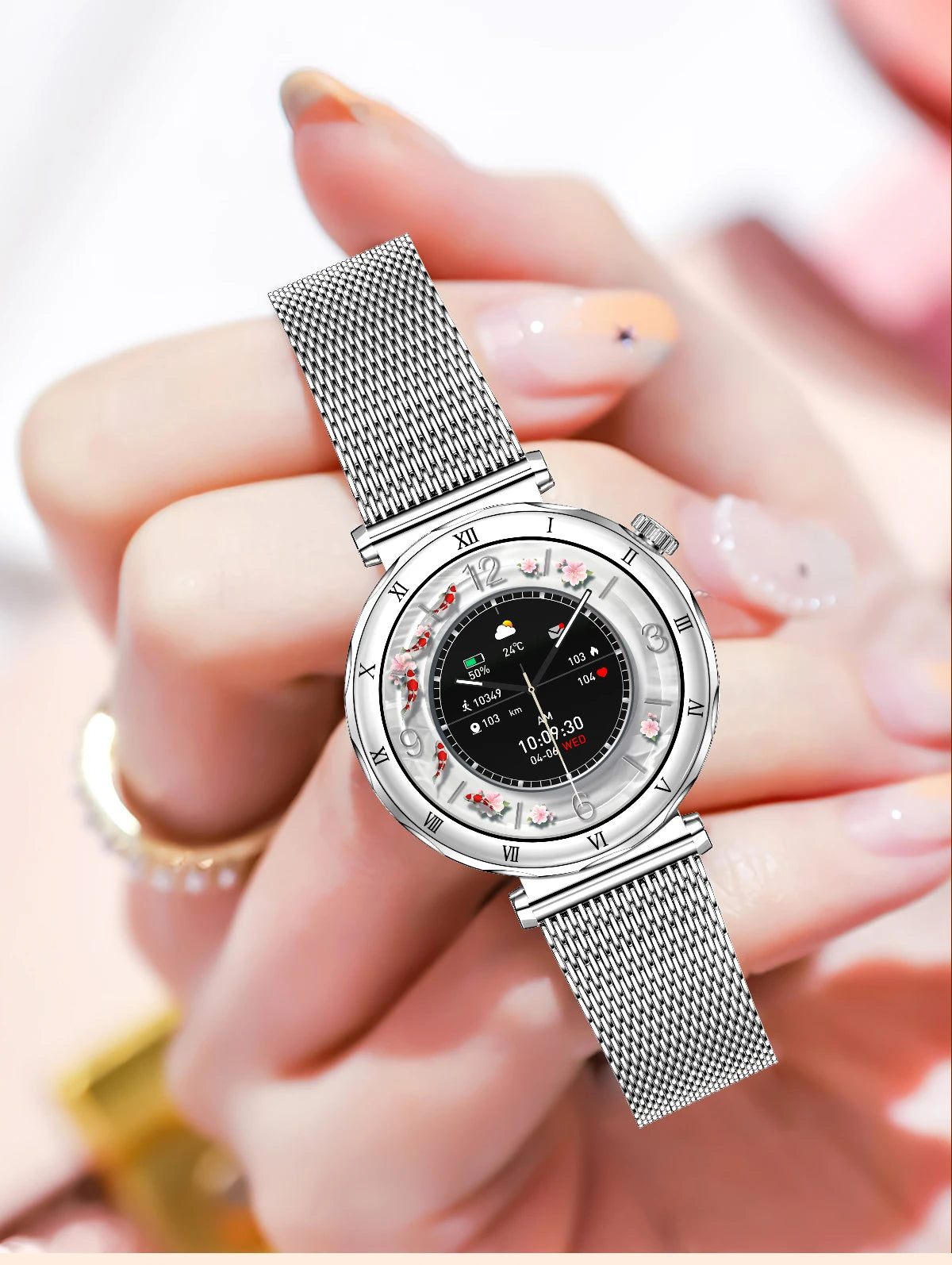 LIGE Reloj Inteligente Ultrafino 6.2mm Mujer
