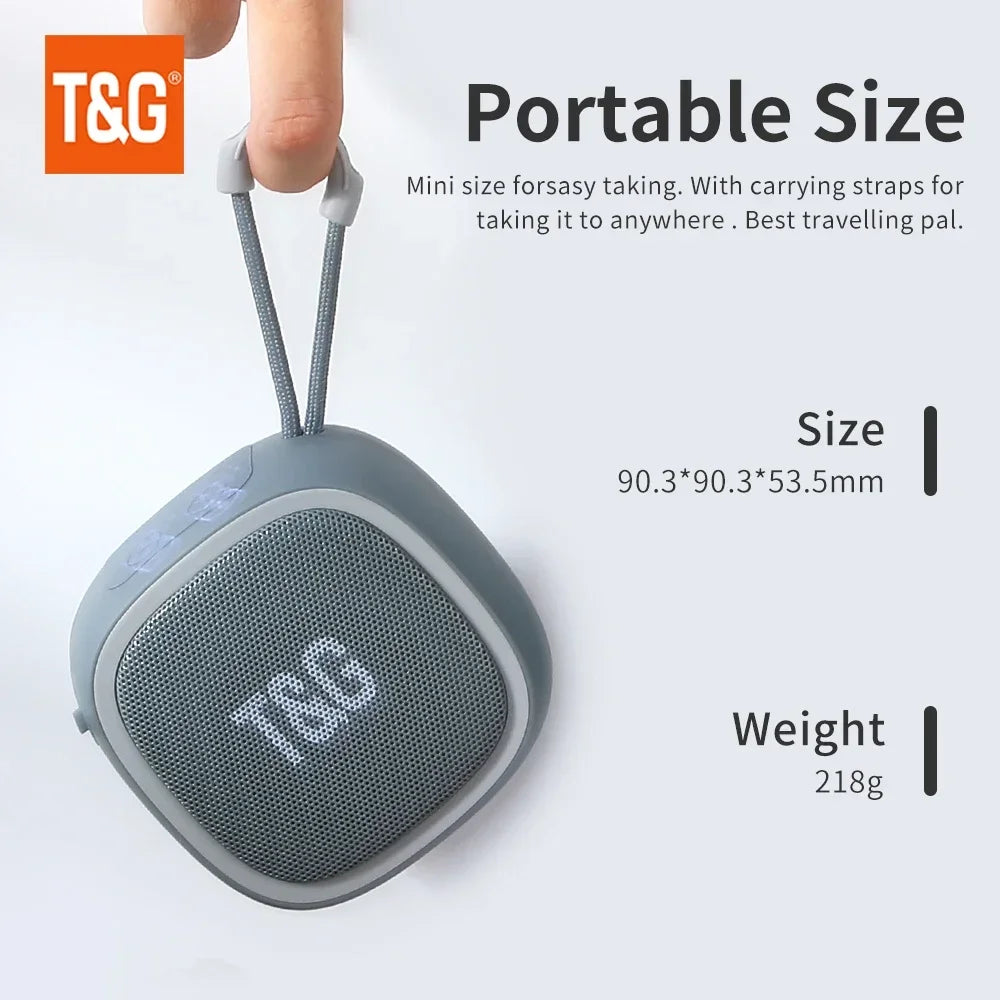 TG659 Mini Altavoz Bluetooth TWS HiFi Radio TF