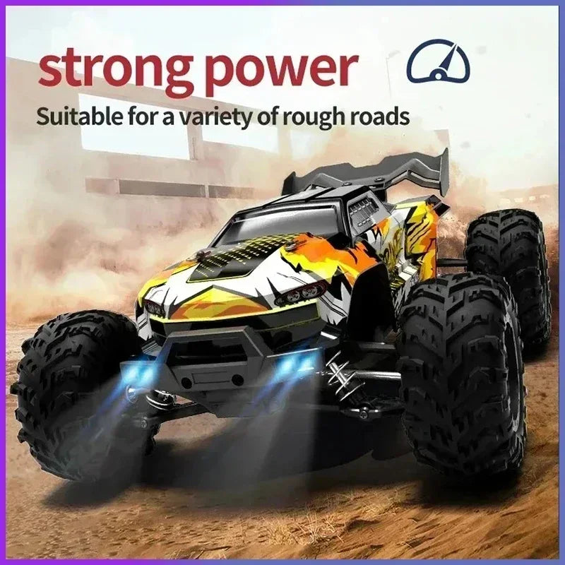 JJRC -Q130 sin escobillas de alta velocidad 70 KM/H4X4 todoterreno 2,4G 4WD Control remoto RC coche 4WD Racing Monster Racing Boy juguete para regalo 1:16