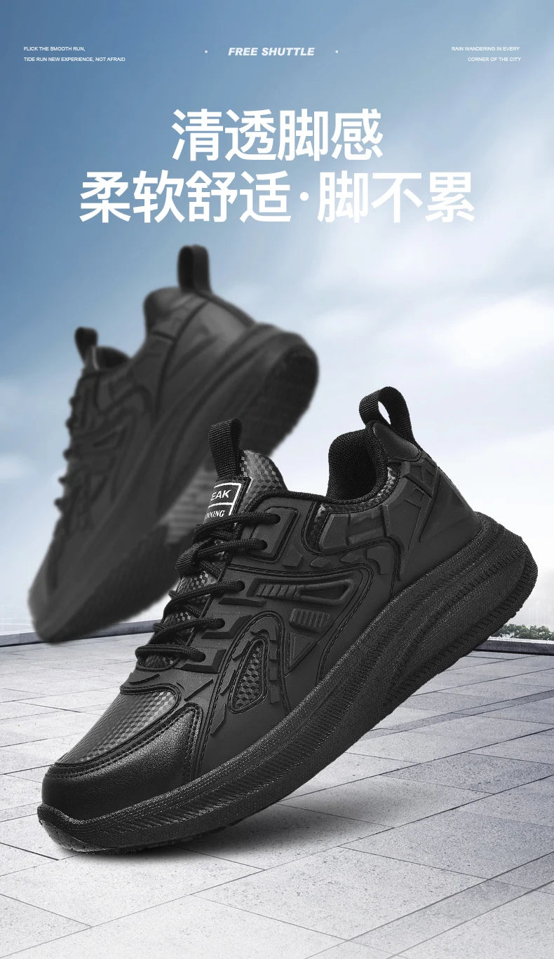 Zapatos de Chef de Hotel para las cuatro estaciones, transpirables, ligeros, antideslizantes, impermeables, a prueba de aceite, zapatos de trabajo de cocina, calzado deportivo informal para exteriores para hombre