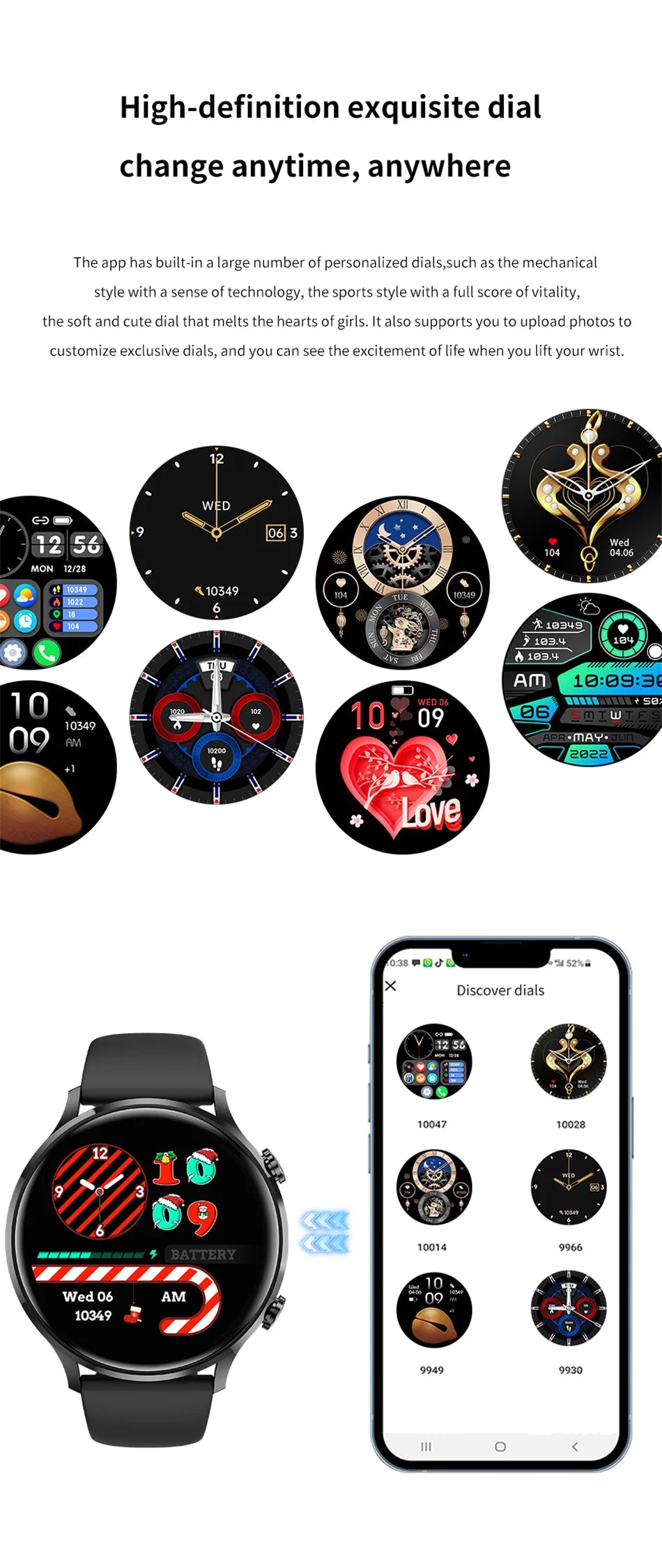 Reloj Inteligente 2026 para Mujer, Pantalla AMOLED HD, Siempre Encendida, Llamadas Bluetooth, Resistente al Agua IP68, GPS, Reloj Inteligente para Hombre, Compatible con Android e iOS