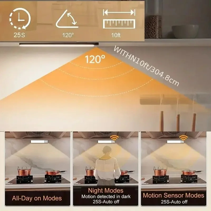 Luz LED Regulable con Sensor de Movimiento para Armario