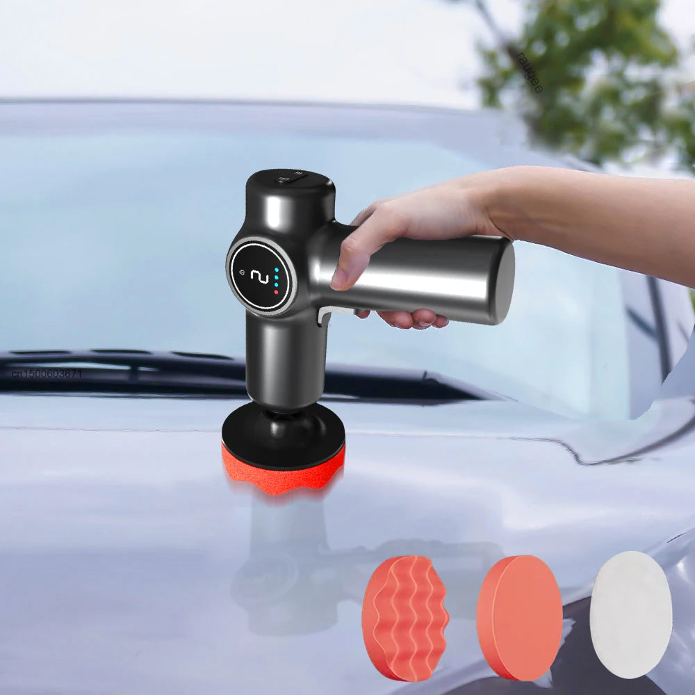 Pulidora inalámbrica para autos, enceradora y reparadora de arañazos 4000 mAh