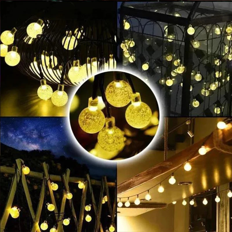 Guirnalda Solar de Luces de Hadas para Jardín
