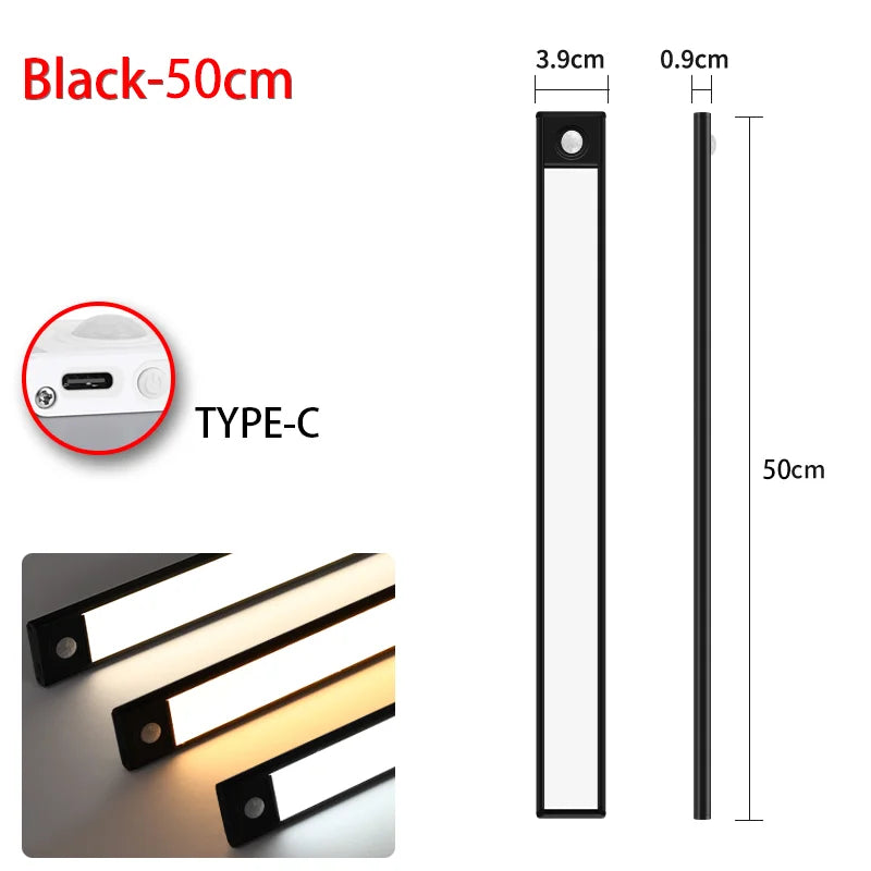 Barra de Luces LED Ultrafina con Sensor USB-C