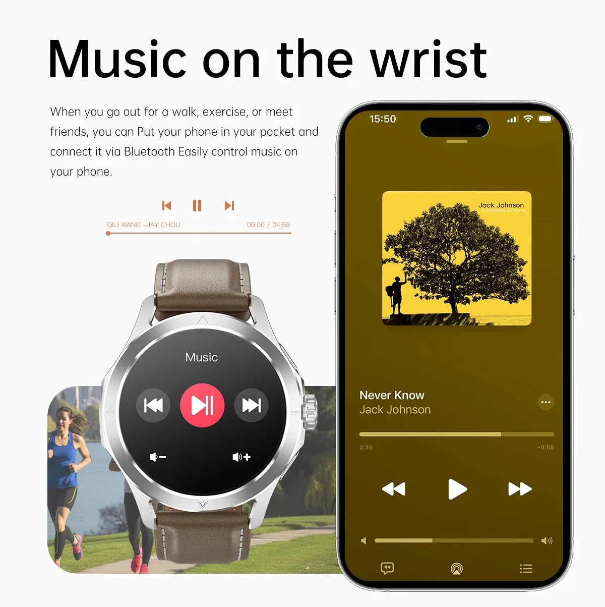 Nuevo para Xiaomi S4 Ultra deportes al aire libre reloj inteligente hombres 1,53 pulgadas AMOLED NFC GPS brújula ritmo cardíaco impermeable BT llamada Smartwatch