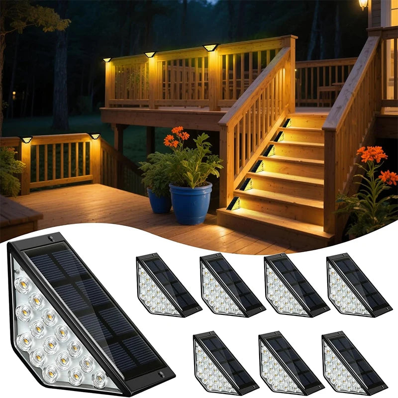 Luces Solares de Paso para Escalera y Jardín