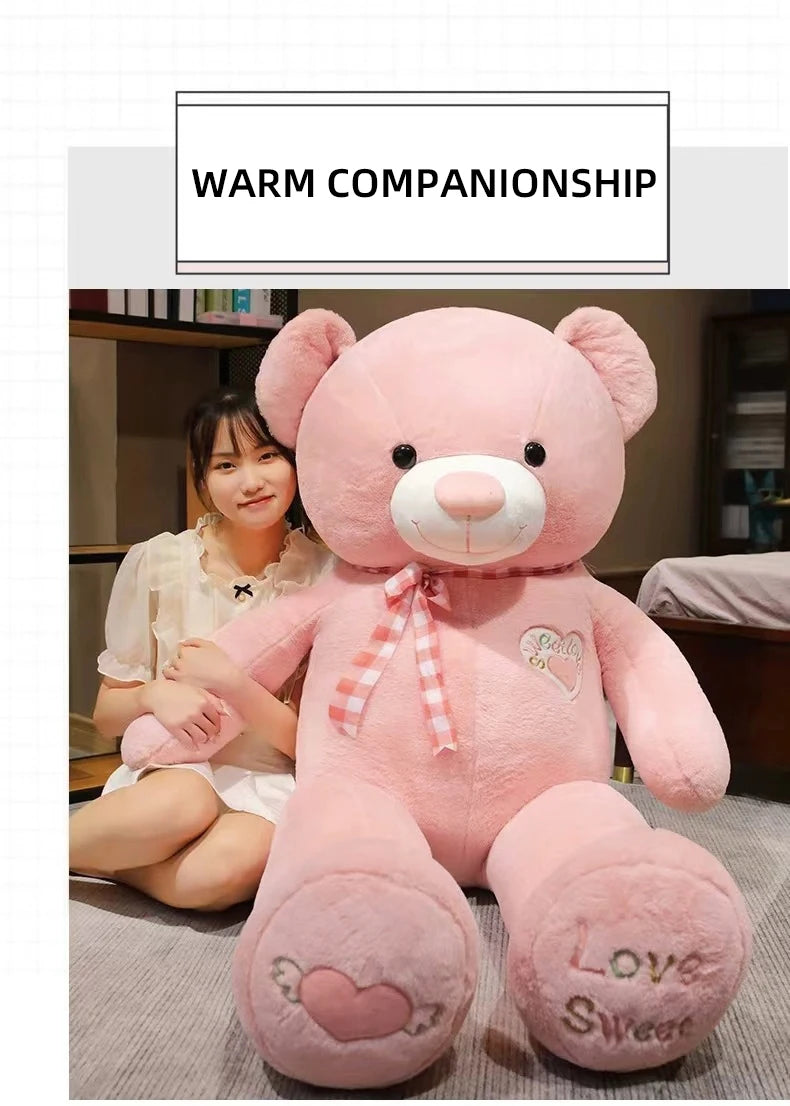 Oso de Peluche Gigante 80/100cm Suave Almohada de Abrazo