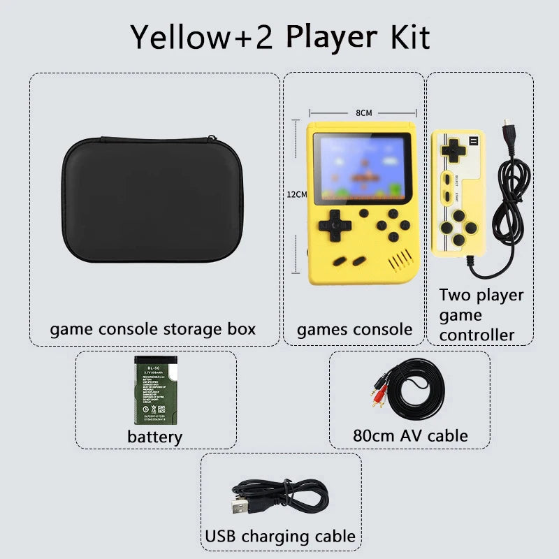 Consola de Juegos Portátil con 500+ Juegos, Emulador Retro, Conecta a TV