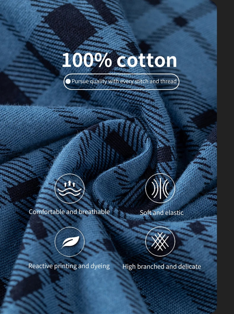 Calzoncillos grandes, pantalones de pijama en casa, pantalones Allo de cintura alta, calzoncillos boxer de talla grande para hombres, pantalones de algodón, todos los boxeadores de cintura alta