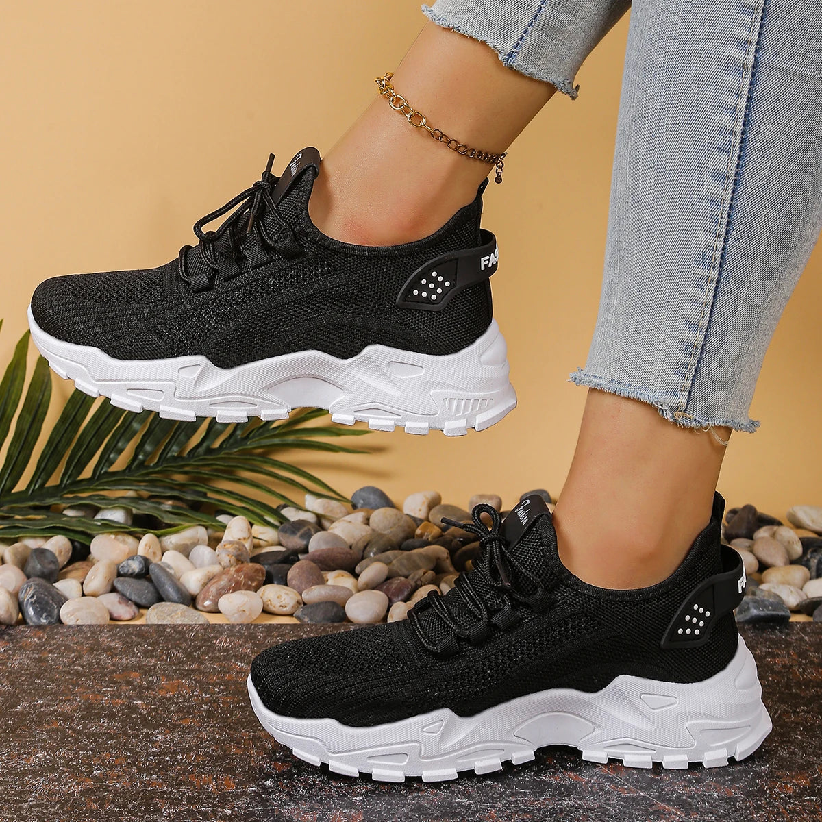 Zapatillas de Mujer con Estampado de Leopardo - Livianas y Transpirables