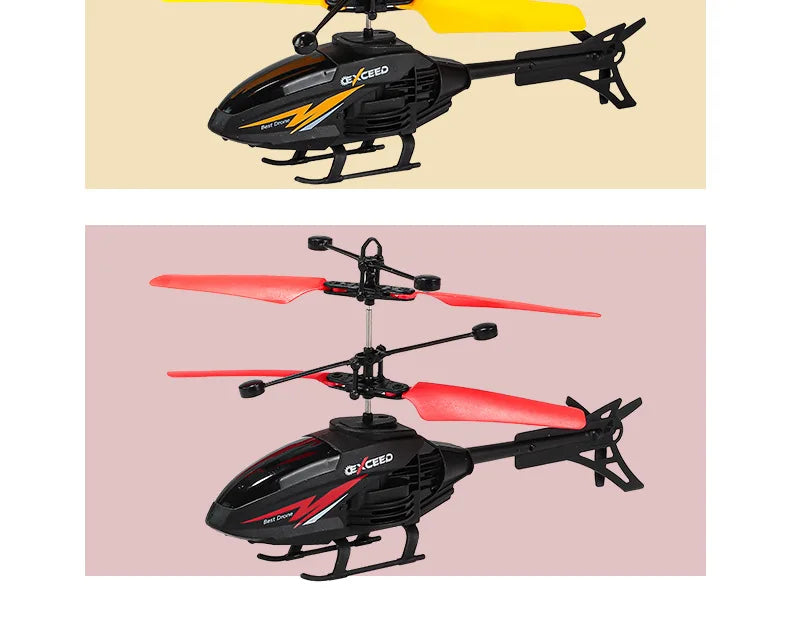 Mini Dron RC con Luces LED Control Remoto y por Gestos