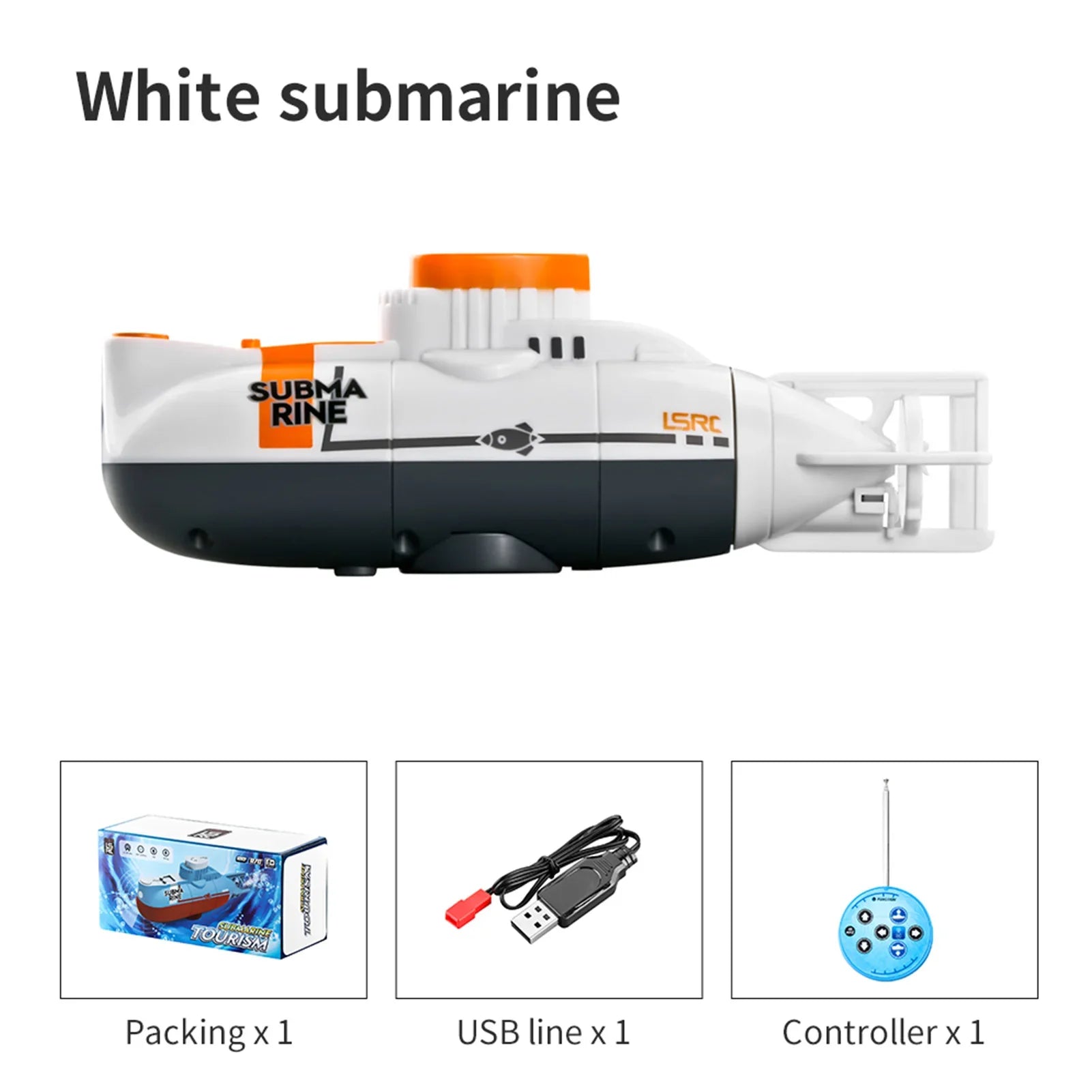 Submarino Teledirigido RC Mini Eléctrico Juguete para Niños