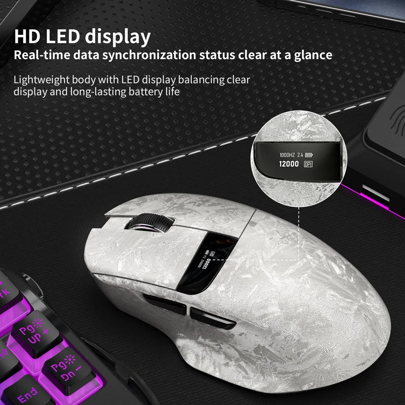 Ratón Inalámbrico Bluetooth Lenovo para Gaming, 35K DPI, Recargable USB-C