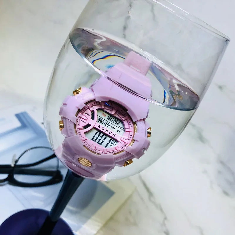Reloj Digital LED Multifunción para Niños