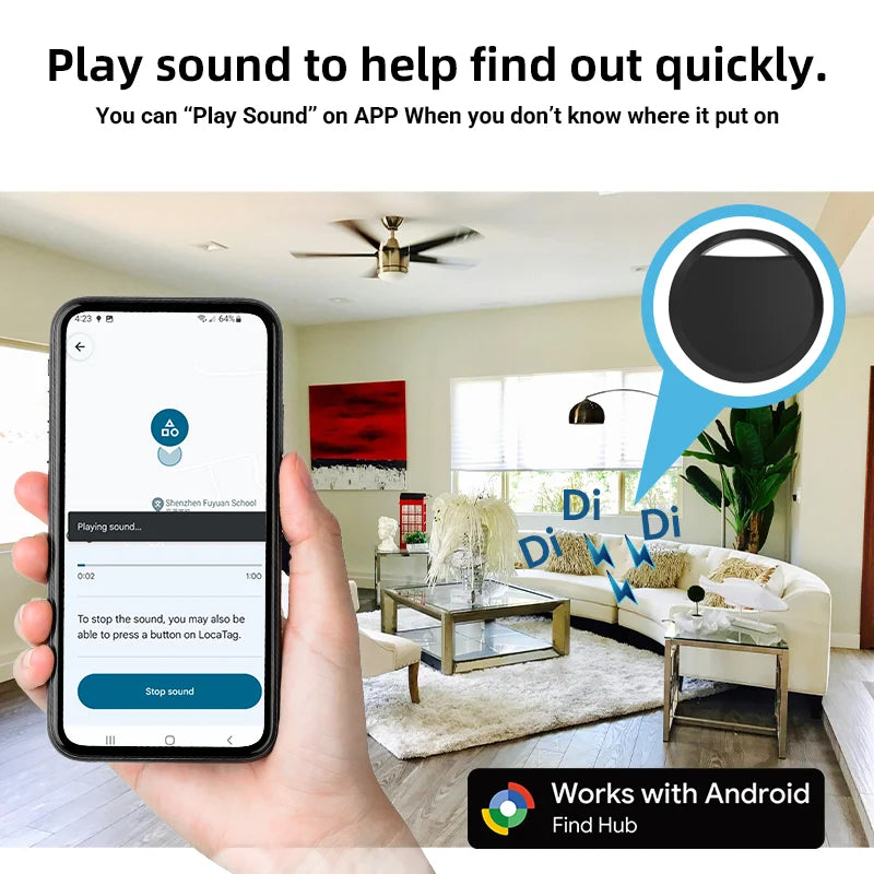 Rastreador Bluetooth para Android | Compatible con Google Find Hub