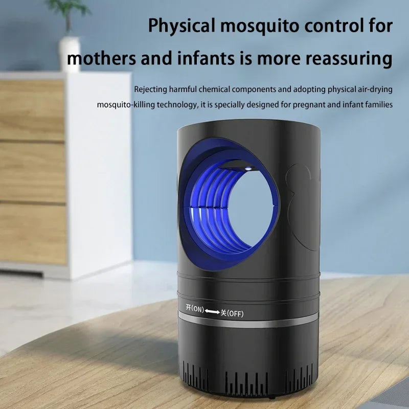 Nueva Lámpara Eléctrica para Matar Mosquitos e Insectos, Lámpara LED con Trampa de Luz, Lámpara para Control de Plagas, Lámpara para Matar Moscas e Insectos con Adaptador de Corriente USB