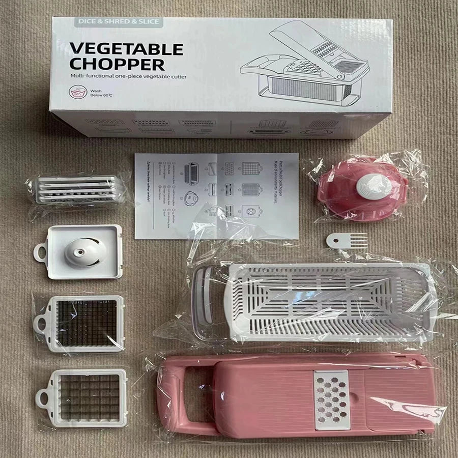 Picadora de Verduras Multifuncional 15 Piezas