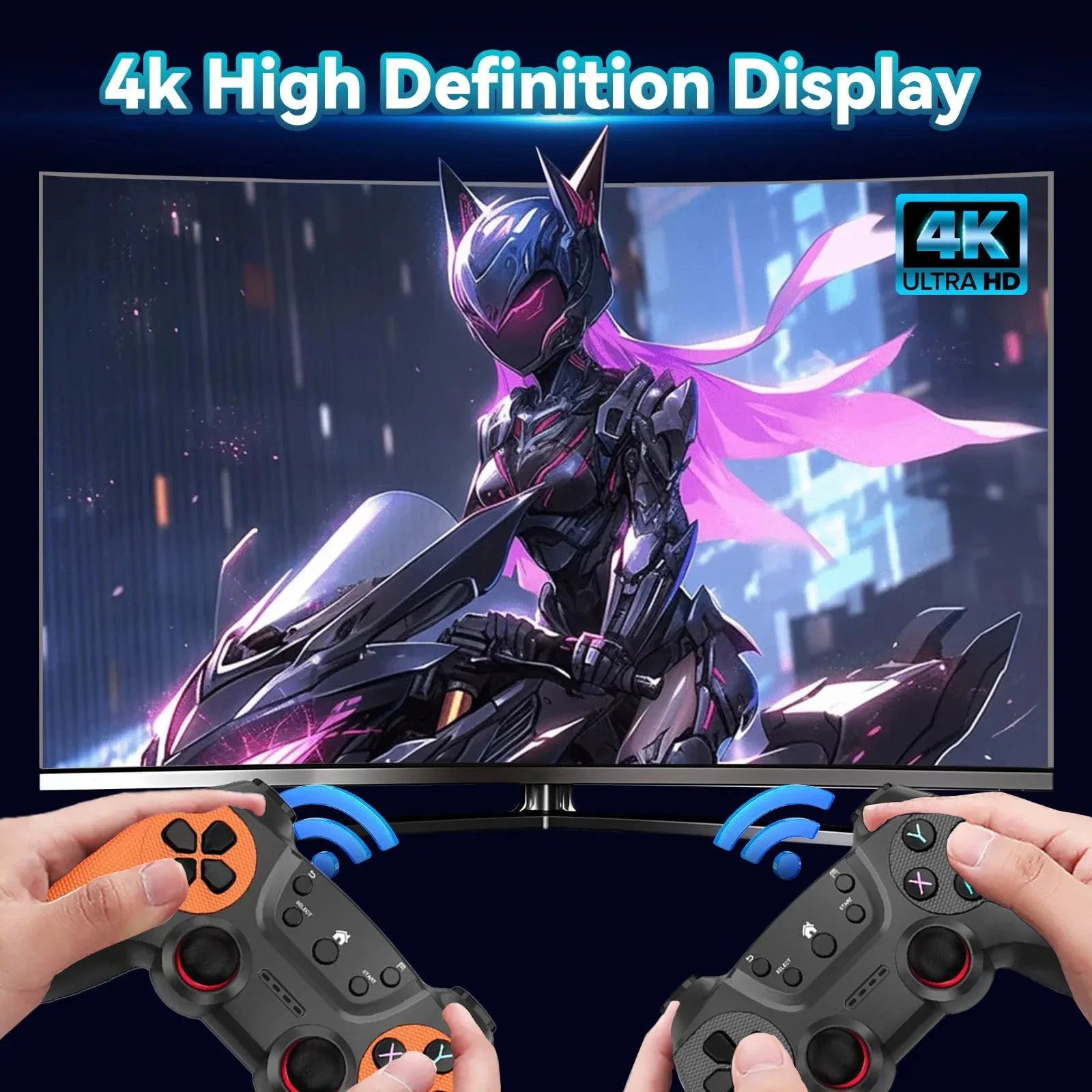 Nuevo X2 Pro Game Stick 44/45 emuladores más de 50000 juegos Retro controlador inalámbrico recargable TV en casa 2/4 jugadores regalo para niños