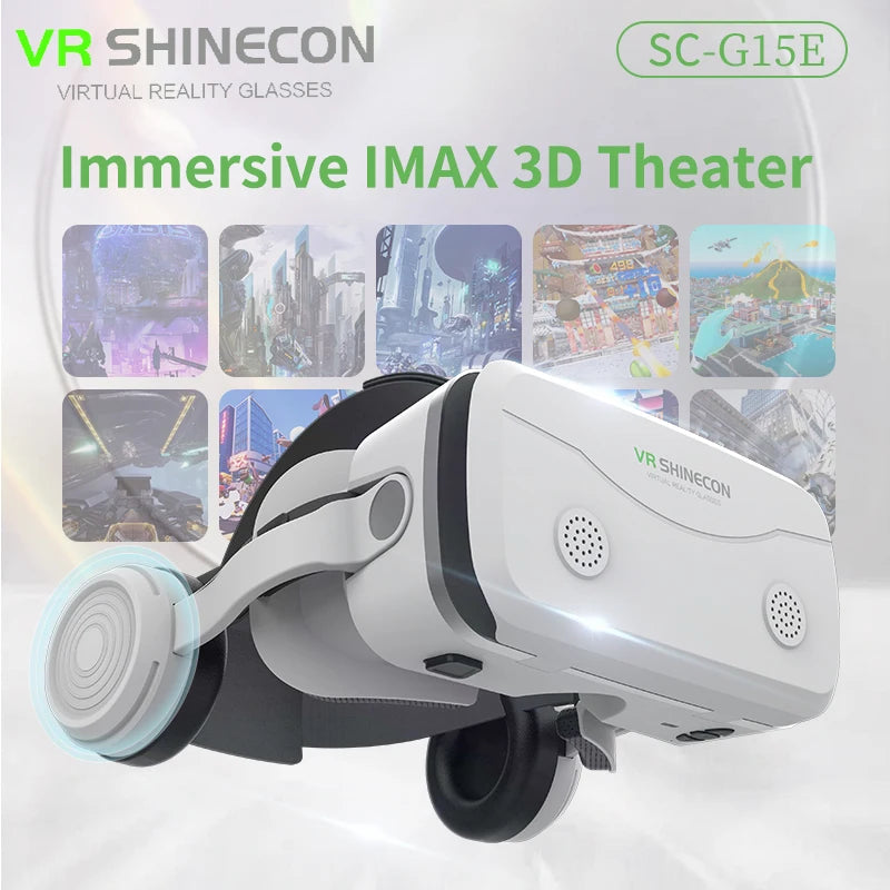 Gafas de realidad Virtual VR, dispositivos de auriculares 3D, lentes para casco Viar, inteligentes para teléfonos inteligentes, auriculares para teléfono móvil Realidade