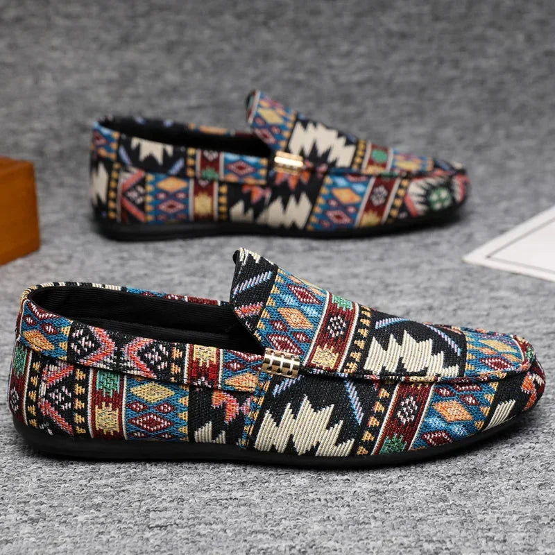 Zapatos informales de verano para hombre, mocasines transpirables para hombre, zapatos perezosos, zapatillas cómodas para caminar, zapatos planos antideslizantes para conducir