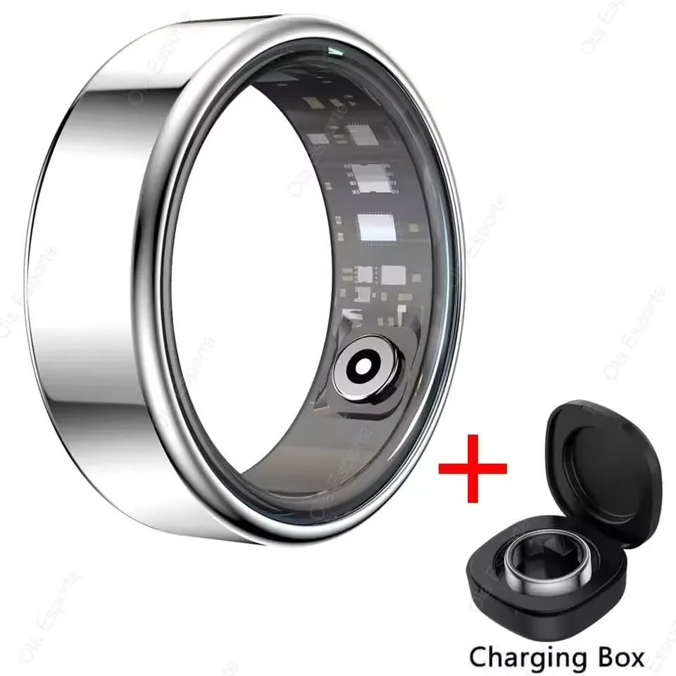 Anillo Inteligente con Monitor de Salud, Sueño y Multideporte IP68
