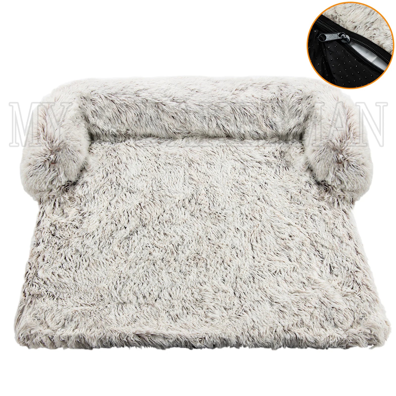 Cama Sofá para Mascotas Lavable con Nido Cálido