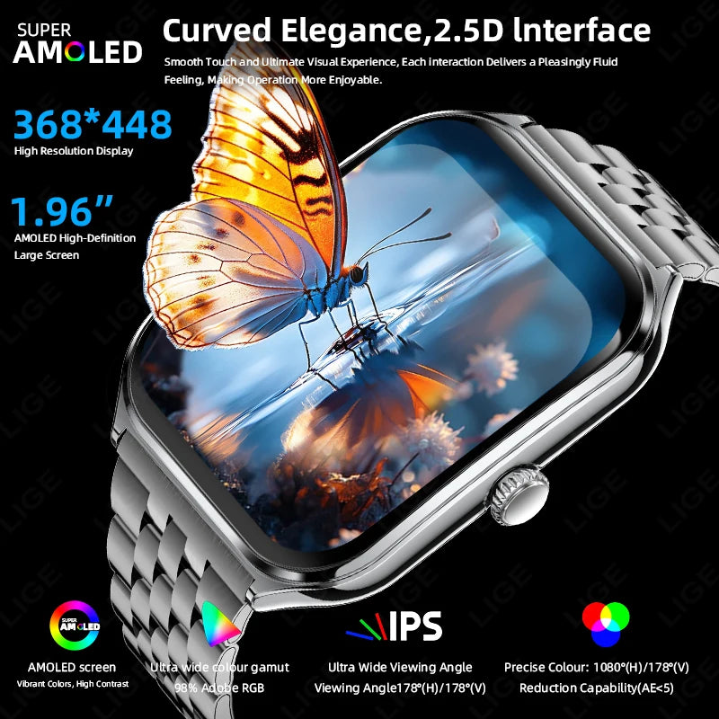 Reloj Inteligente Ultrafino AMOLED Deportivo 2026