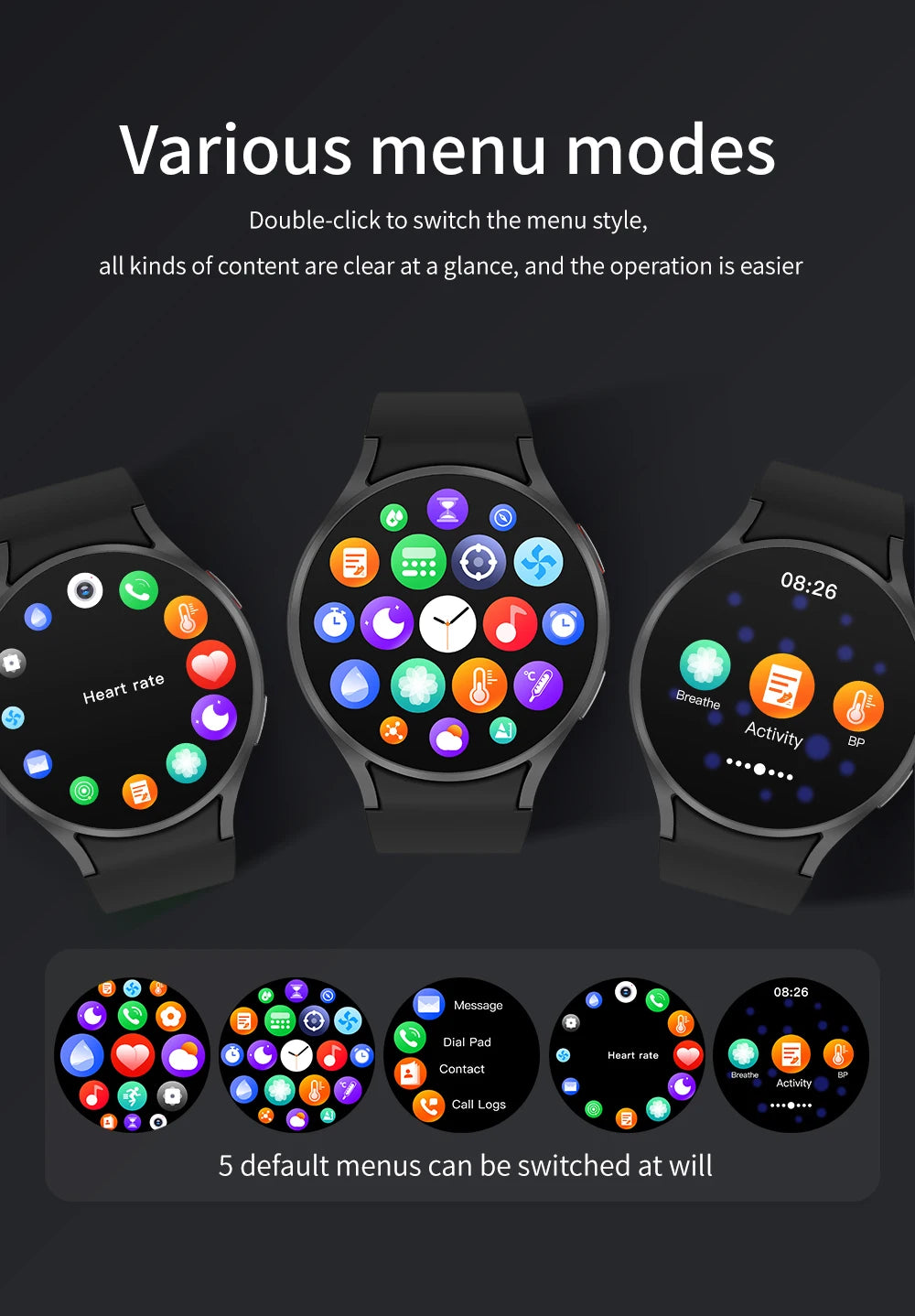 Reloj Inteligente GPS 6 Asistente de Voz