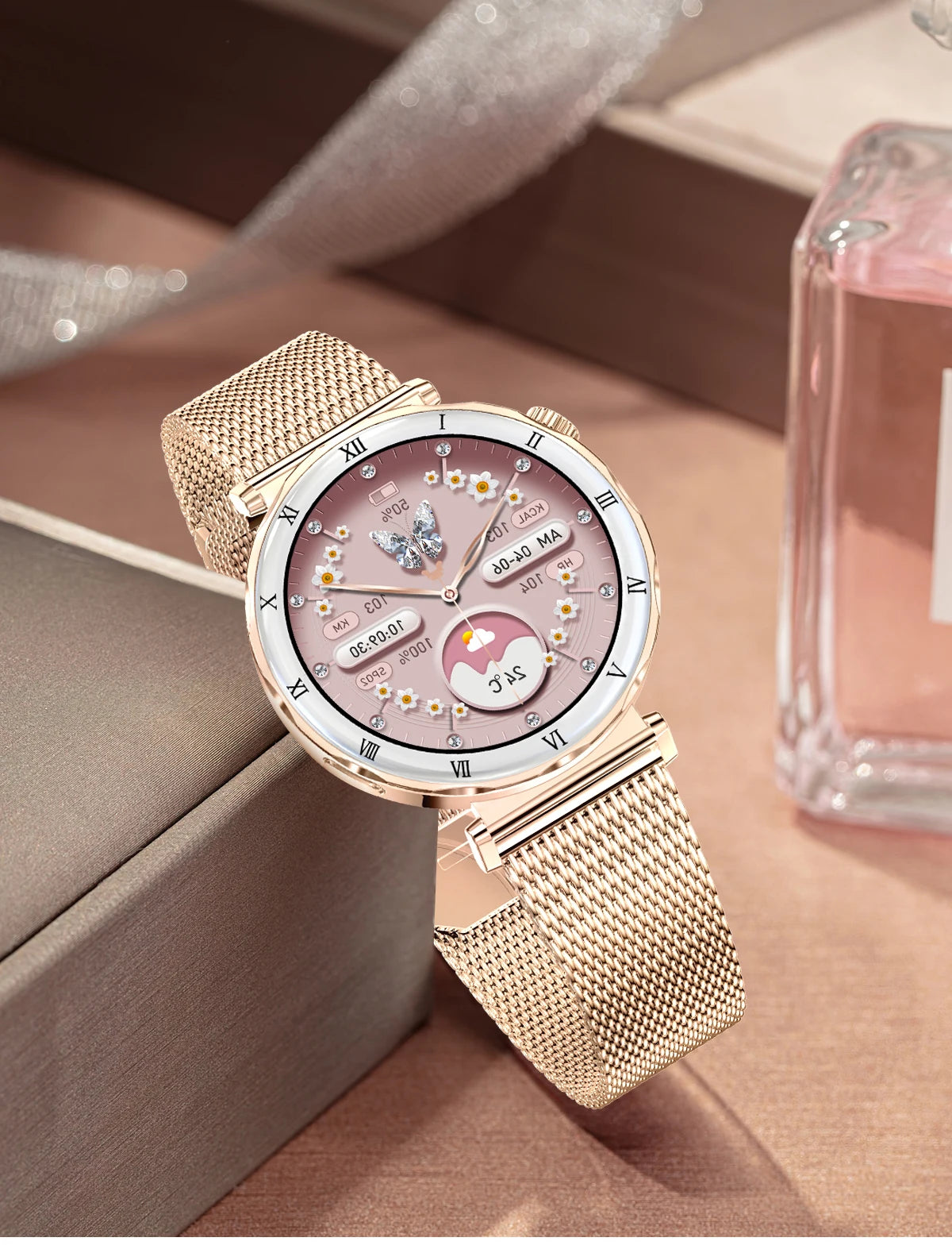 LIGE Reloj Inteligente Ultrafino 6.2mm Mujer