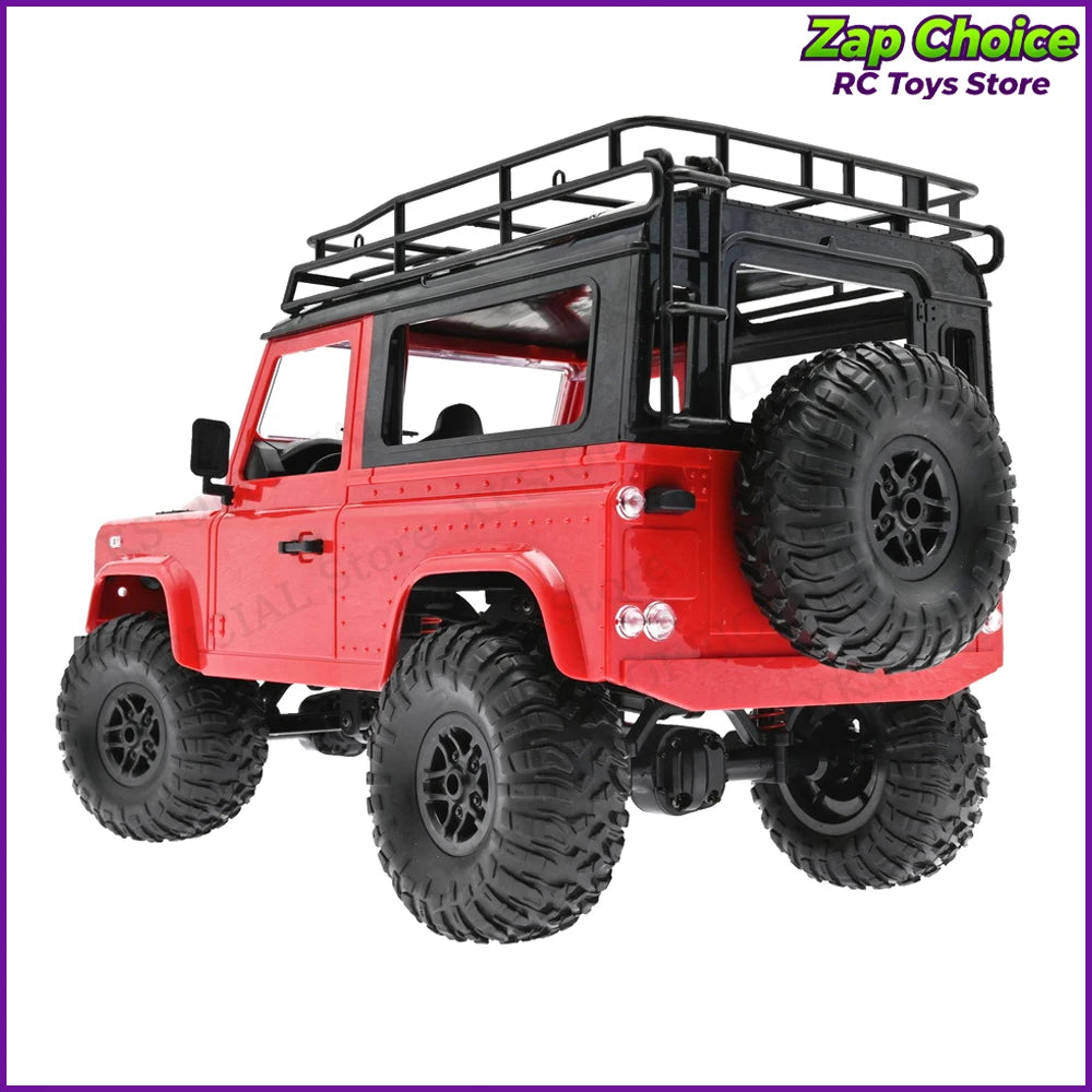 Coche RC Mangniu MN90 1/12 4WD con Luces LED Todoterreno