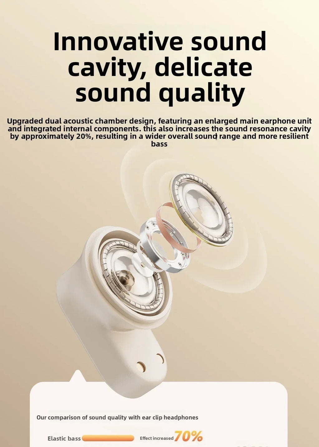 Auriculares inalámbricos Bluetooth 5.3 TWS con control táctil, larga duración de batería, bajos profundos, para juegos, modo dual, baja latencia.