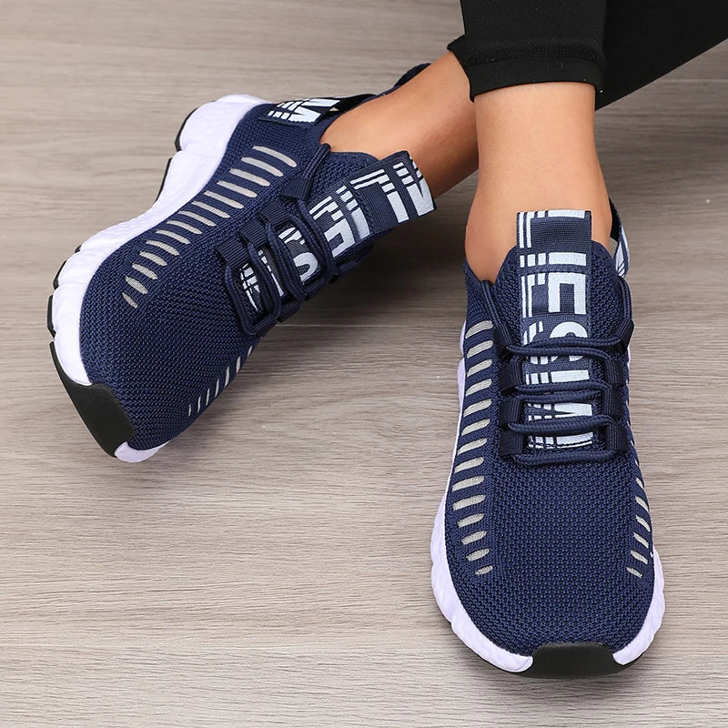 Zapatillas deportivas de plataforma para mujer — transpirables y cómodas