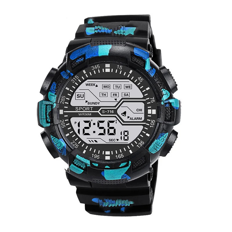 Reloj Digital LED Deportivo MAYZHISU Militar Hombre