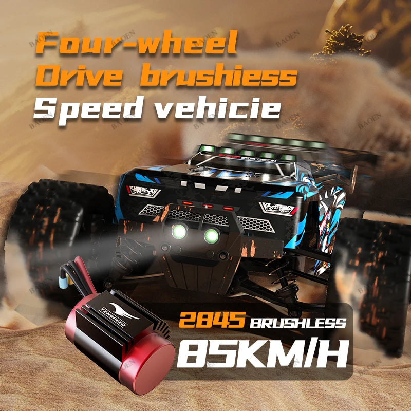 SCY9522PRO 85 KM/H coche RC de alta velocidad sin escobillas 4WD todoterreno coche de Control remoto 1:16 coches de carreras profesionales SCY9522 50 KM/H