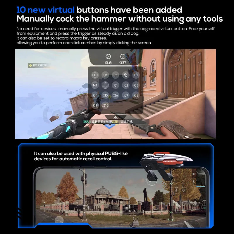 Controlador de Juegos Móviles Memo MB05, Joystick Hall, Disparo Especial, Combo para Android, Periféricos para Juegos Móviles, Gamepad Valorant