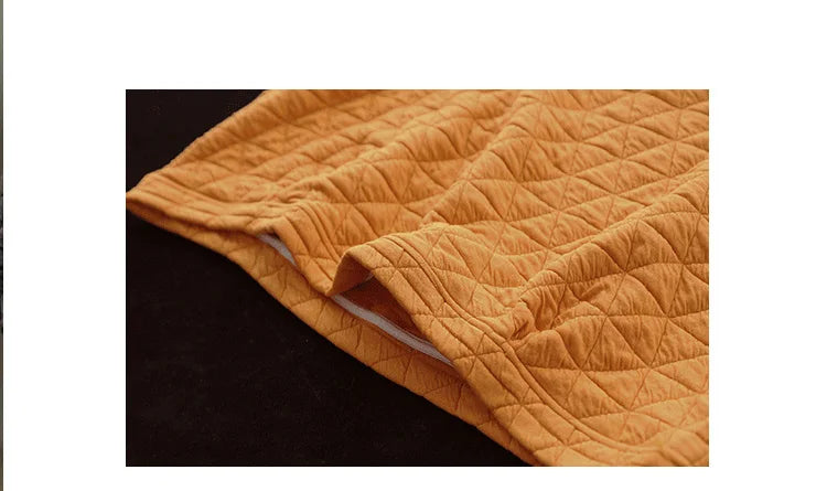 Amax luluE, ropa de moda de invierno para mujer, sudaderas con capucha holgadas e informales con diseño acolchado cálido, sudaderas clásicas de algodón de lujo para mujer