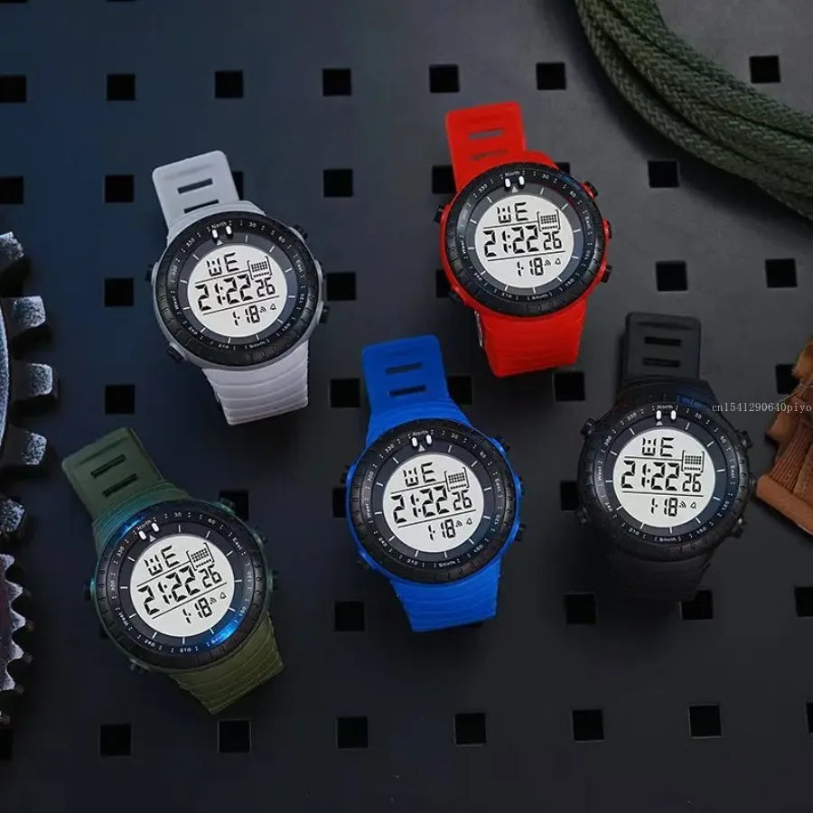 Reloj Digital LED Militar Deportivo Resistente al Agua