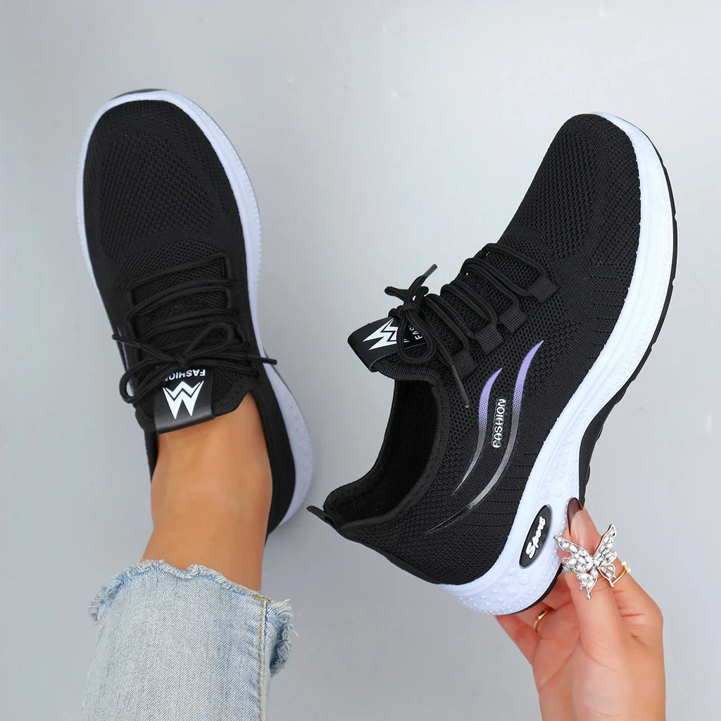 Zapatillas de malla transpirable de verano para mujer