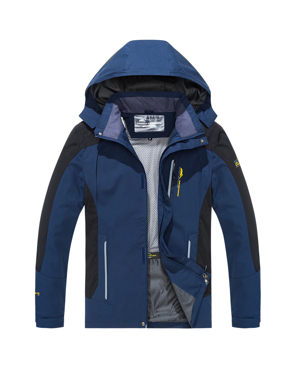 Chaqueta de Senderismo Impermeable para Hombre, Cortavientos, Outdoor