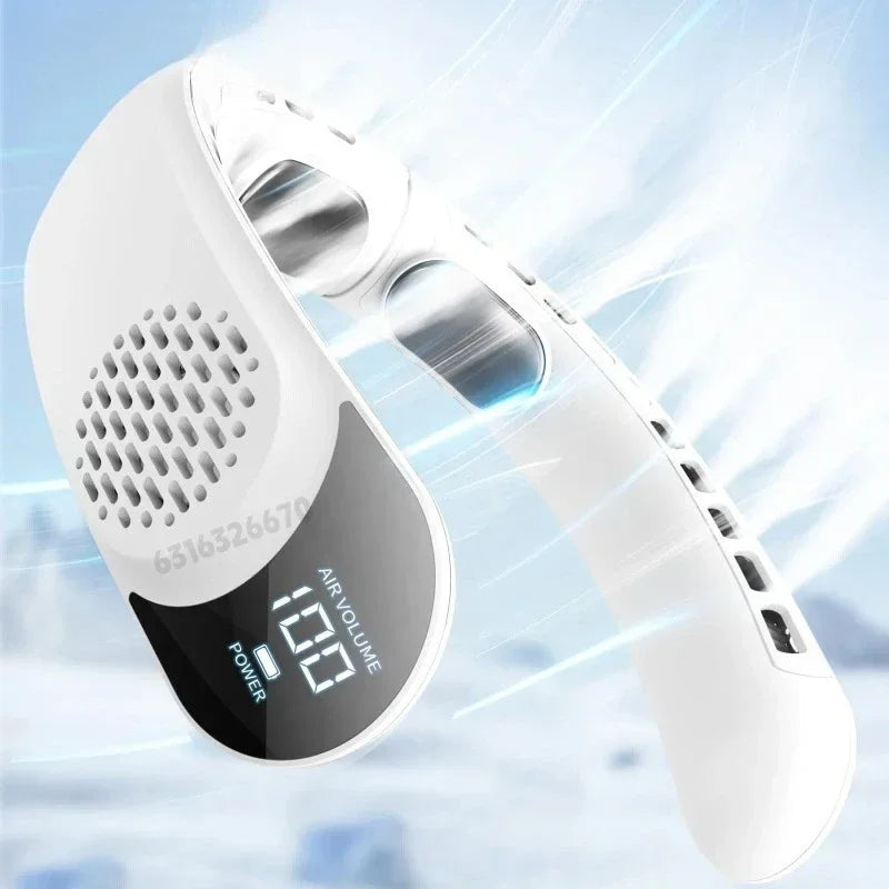 Ventilador de Cuello Portátil 4000mAh con 3 Velocidades