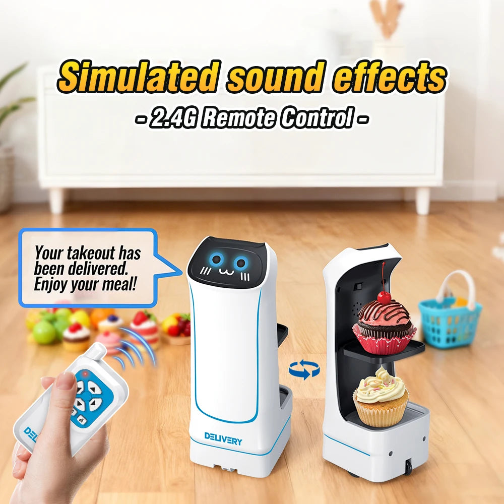 Robot de Servicio a Control Remoto 2.4GHz con Luces y Sonido