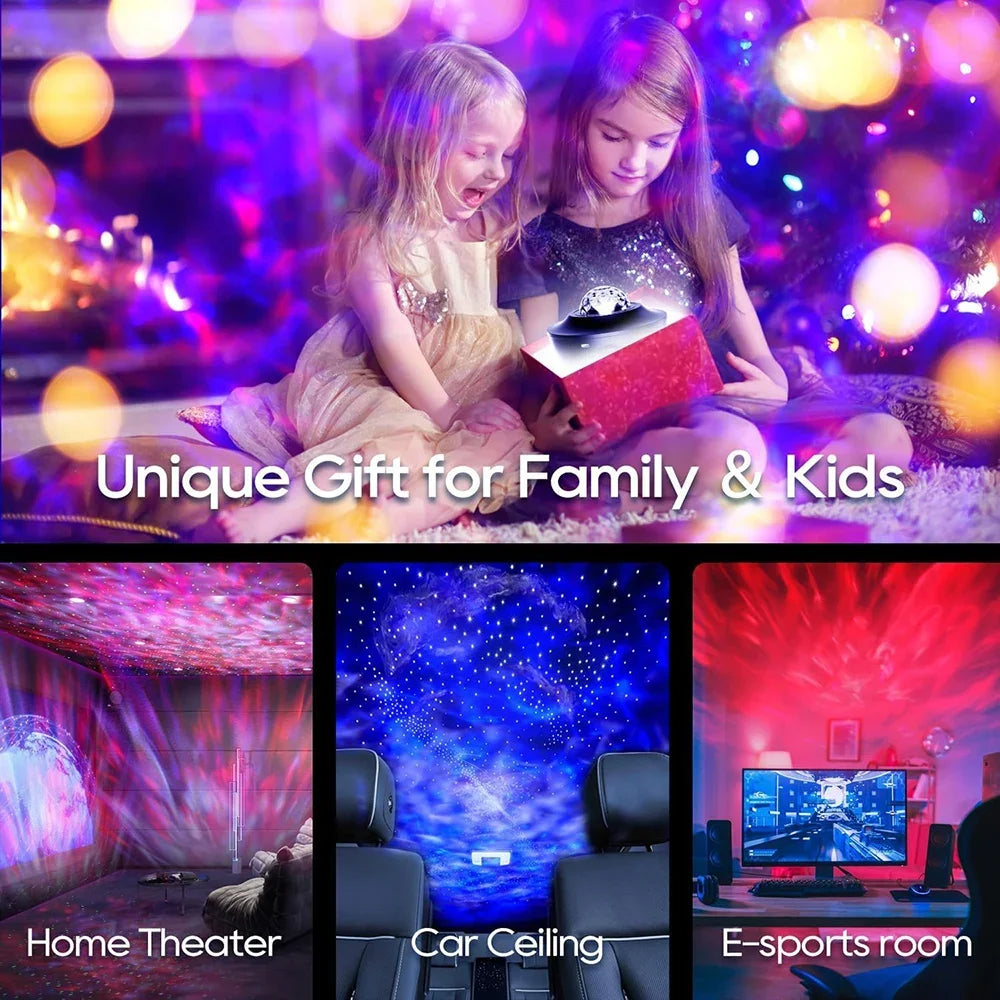 Proyector LED de Galaxia con Luz Nocturna Bluetooth