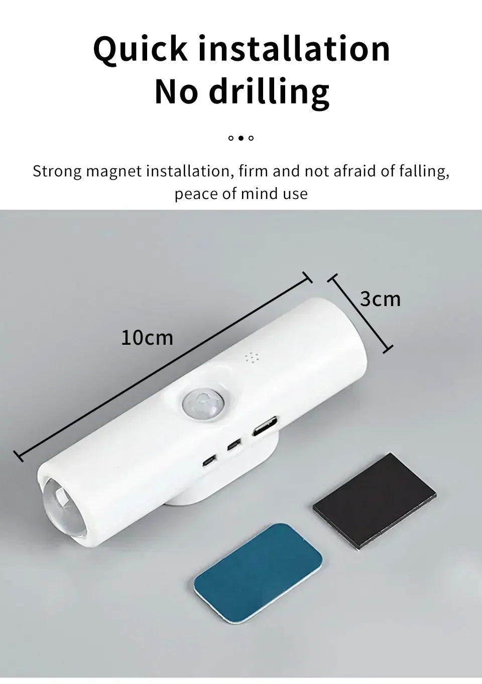 Luz de Pared RGB con Sensor de Movimiento USB